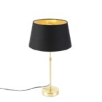 LAMPADA TAVOLO METAL 32CM ORO