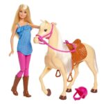 BARBIE BAMBOLA CON CAVALLO BLONDE FXH13