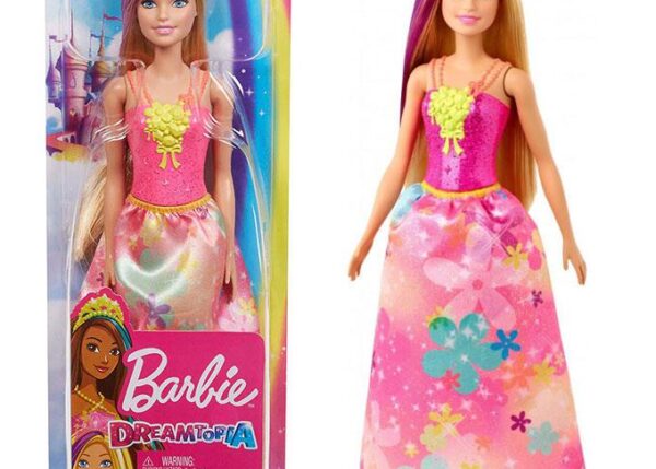 BARBIE DREAMTOPIA 30 CM PRINCESSA BIONDA CON MECHES VIOLA DOLL GJK12-6