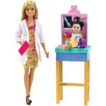 BARBIE CARRIERA PEDIATRA + PAZIENTE BRUNA DHB63