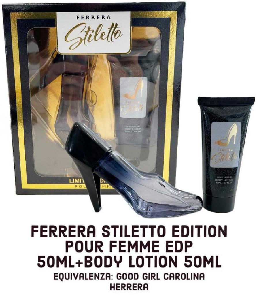 MONTAGE FERRERA CONF. STILETTO NERO MONTAGE FERRERA CONF. STILETTO NERO