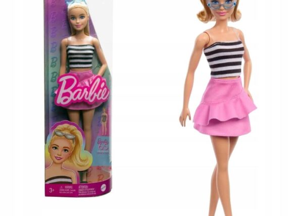 BARBIE FASHIONISTAS BIONDA TOP E GONNA E OCCHIALI