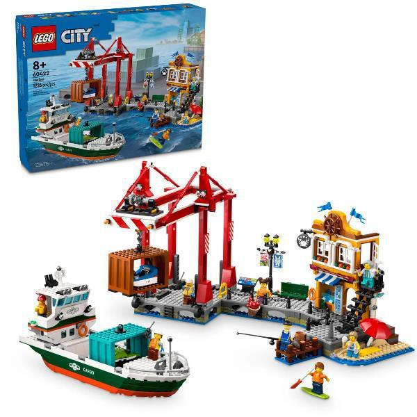 LEGO MY CITY PORTO E NAVE MERCI 60422 LEGO MY CITY PORTO E NAVE MERCI 60422