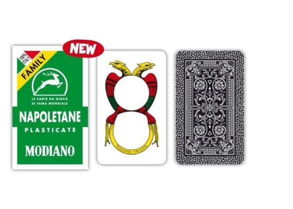 CARTE NAPOLETANE VERDE FAMILY MODIANO