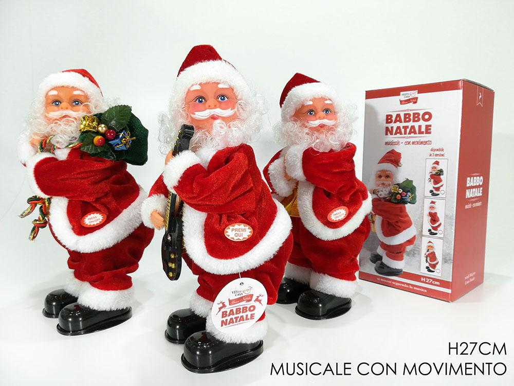 BABBO NATALE DANZANTE MUSICALE 3ASS BABBO NATALE DANZANTE MUSICALE 3ASS