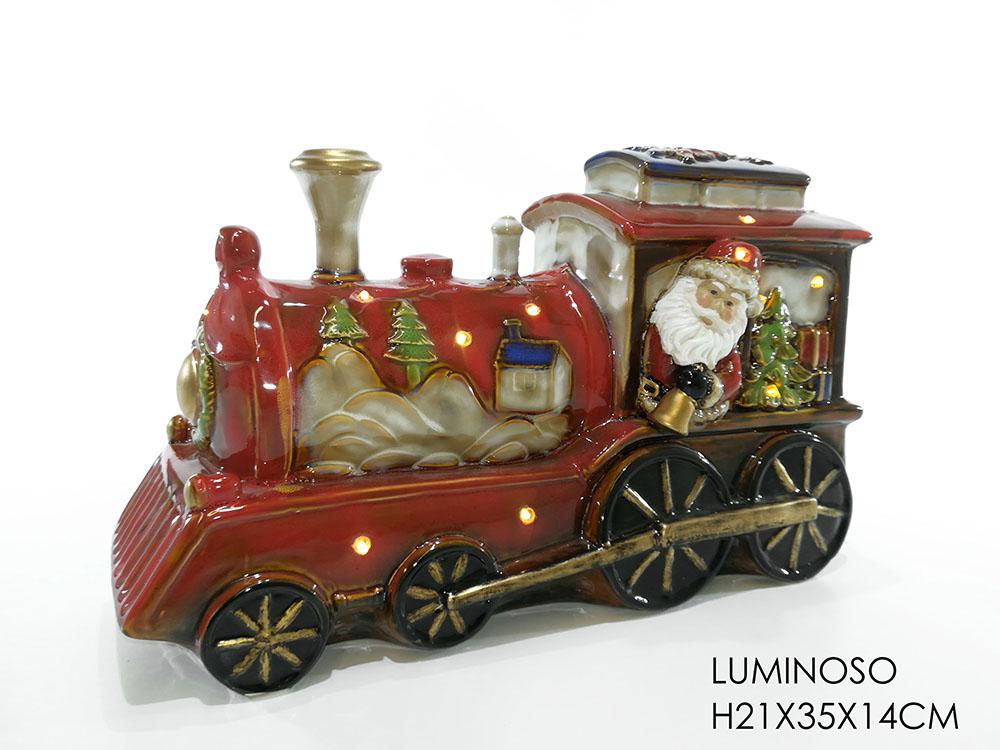 LOCOMOTIVA C/BABBO B/O LU ART.447042 LOCOMOTIVA C/BABBO B/O LU ART.447042