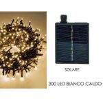 MINILUCCIOLE 300 LED SOLARI B.CALDO X EST.PROGR ART.451020