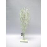 ALBERO 5 RAMI SU BASE RETTANG. H.60CM. BIANCO CREARE