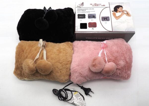 BORSA ACQUA CALDA 2L C/POM POM ASS. C&L