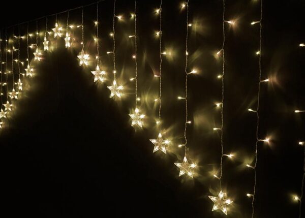 TENDA 215 LED STELLE BIANCO CALDO 3X1.2MT ESTERNO ART.25812461