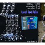 CASCATA LUCI LED 960LUCI BLU 960BL-N@@