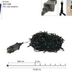 MINILUCCIOLE 300LED IN SCAT.USO EST BIANCO CALDO YC-31LED-300-WW-IP44