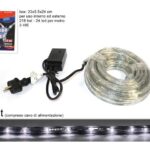 TUBO LED 10MT 3VIE BIANCO FREDDO 24 LUCI/MJH-LED-CH-W