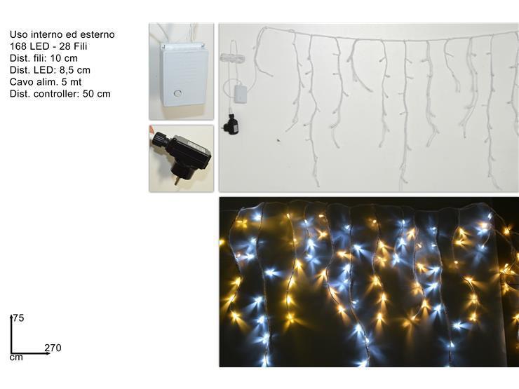 TENDA 168 LED CON GIOCOLUCI USO ESTBIANCOFRED/CALDO D161054WHITE/WARMWH ART.XNA17010661 TENDA 168 LED CON GIOCOLUCI USO ESTBIANCOFRED/CALDO D161054WHITE/WARMWH ART.XNA17010661