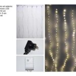 TENDA 800MICRO LED BIANCO CALDO 20FILI C/CONTR.USO EST.YC-31CL800LC-WW