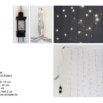 TENDA 1000LED C/FLASH 5X2MT PROLUNG.BIANCO FREDDO YC-36LED1000LWY