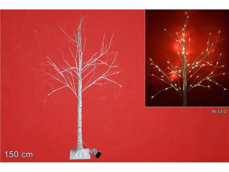 ALBERO 150CM RAMI LUMINOSI 96LED EY51001WW-96L ALBERO 150CM RAMI LUMINOSI 96LED EY51001WW-96L