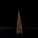 ALBERO CONO "SUPREME" IN METALLO 300 LUCI LED H.80XD.20CM ART.24275 -