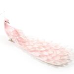 PAVONE ROSA IN PIUME 60X10XH24CM ART.62236 -