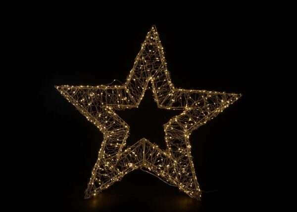 STELLA "SUPREME" IN METALLO 500 LUCI LED 74X79X12CM ART.78756 -