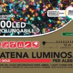 FILO 600 MINILUCCIOLE MULTICOLOR "POWDER" PROLUNG. 8 GIOCHI ESTERNO