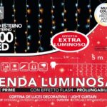 TENDA 300 LED BICOLORE BIANCO CALDO/FREDDO CON FLASH PROLUNG. ESTERNO 5X1MT