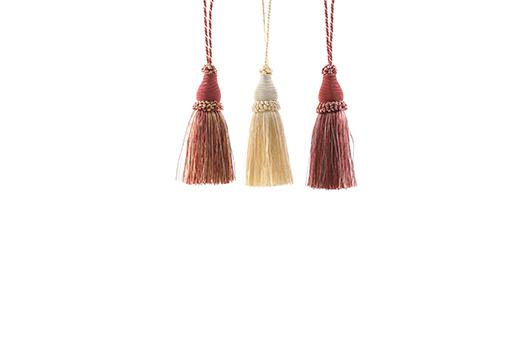 PENDAGLIO NAPPA NATALIZIA DIAM.5XH.14CM COLORI ASS. 96248 -