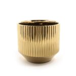 VASO IN CERAMICA ORO DIAM.18XH.16.5CM ART.22824 -