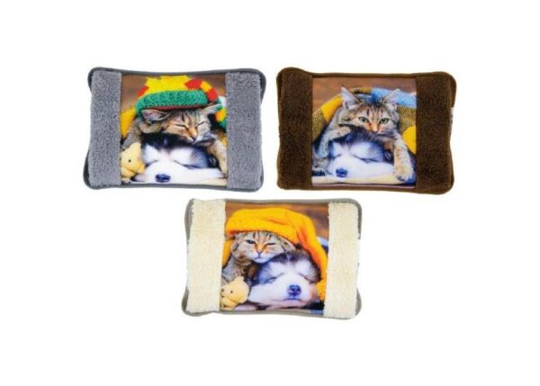 BORSA ACQUA CALDA ELETTRICA CANE/GATTO 3ASS. ART.39651053