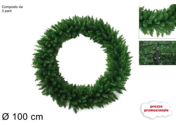 GHIRLANDA TONDA ECO 100 CM ART.PL20Q71715-RO010835