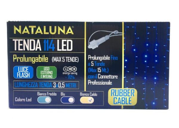 TENDA 114LED 3X0,5MT CONNECT FLASH CALDA EST. ART.25810978