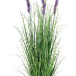 VASO C/LAVANDA XDECORAZ DIAM17XH120 ART.107383