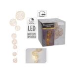 GHIRLANDA SFERE 8LED 90CM