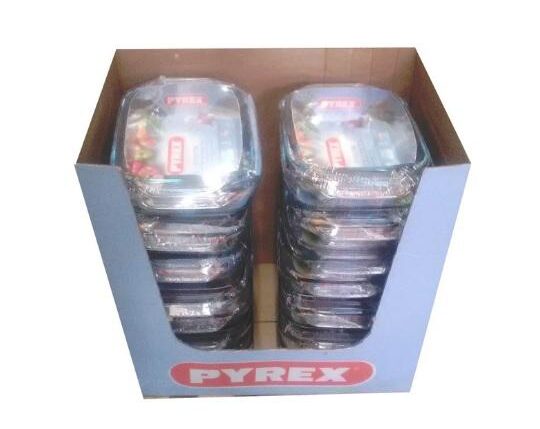 TEGLIA VETRO PYREX RETT. CM.35X23 ART.191846