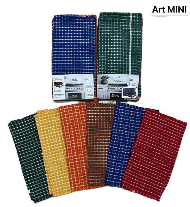 STROFINACCIO MINI COTONE 50X70CM 6PZ ASS. ART.MTB617 STROFINACCIO MINI COTONE 50X70CM 6PZ ASS. ART.MTB617