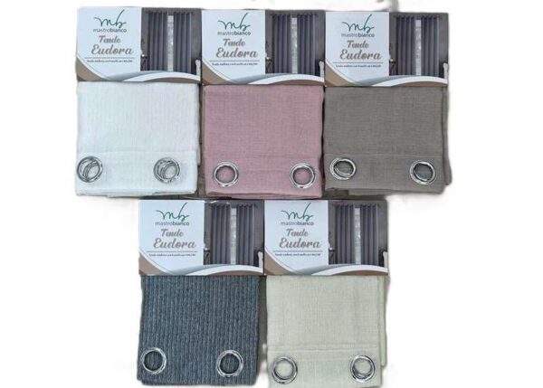 TENDA EUDORA C/ANELLI 140X290CM ASS. ART.MTB623