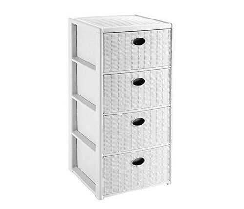 CASSETTIERA L.ELEGANCE 4 CASS. BIANCA $