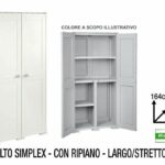 ARMADIO SIMPLEX ALTO+1 RIP. LARGO+1 STR.