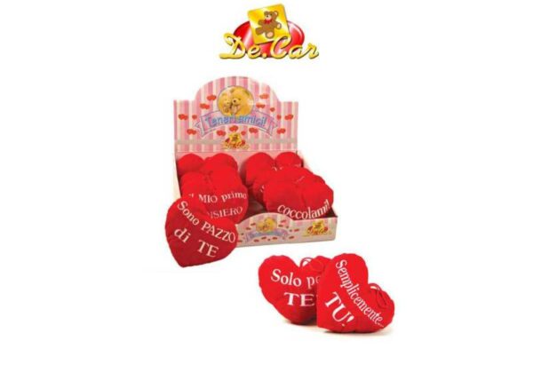 SV CUORI 15CM ASS. C/STRING DISP12P ART.24648