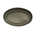 FORMA CROSTATA OVALE 32X22 FONDO RIALZATO 20050