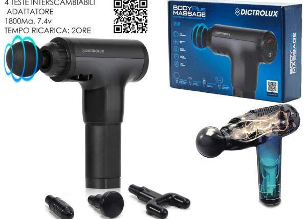 PISTOLA BODY PLUS MASSAGE 7.4V RIC. C/AC ART.886800