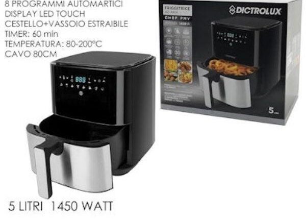 FRIGGITRICE AD ARIA CHEF FRY 5LT 1450W ART.883305