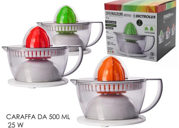 SPREMIAGRUMI 0.5LT 25W 3ASS. ELETTRICO ART.870808