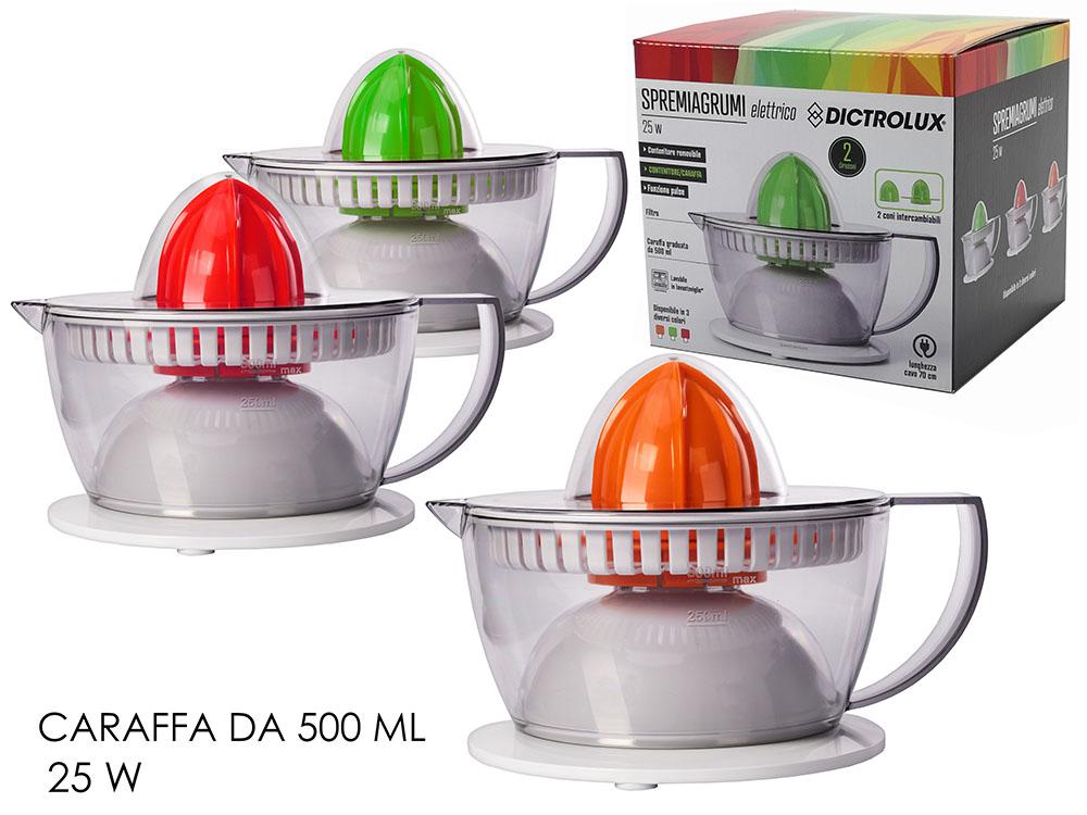 SPREMIAGRUMI 0.5LT 25W 3ASS. ELETTRICO ART.870808 SPREMIAGRUMI 0.5LT 25W 3ASS. ELETTRICO ART.870808