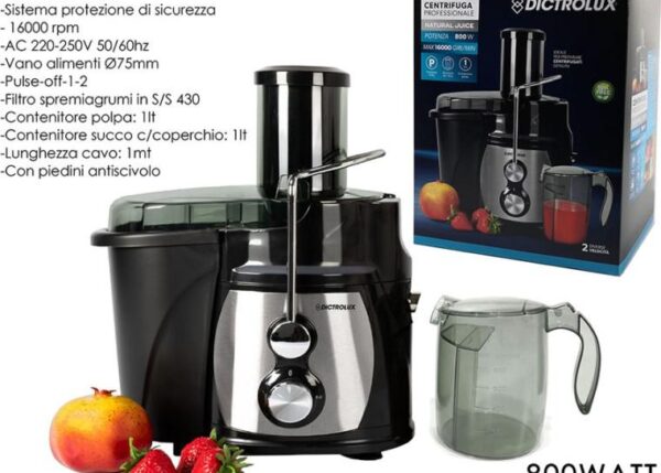 CENTRIFUGA PROFESS. "NATURAL JUICE" 800W