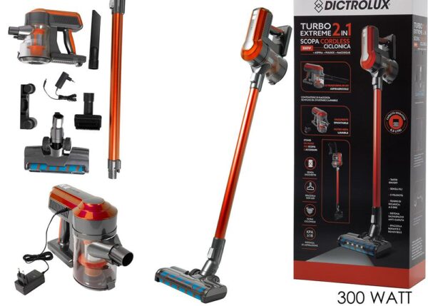 SCOPA ELETT.S/FILI TURBO EXTR. 2IN1 300W ART.793904