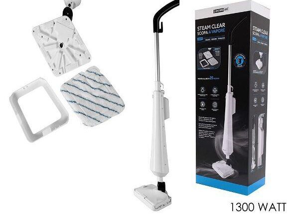 SCOPA A VAPORE 1300W "STEAM CLEAR"