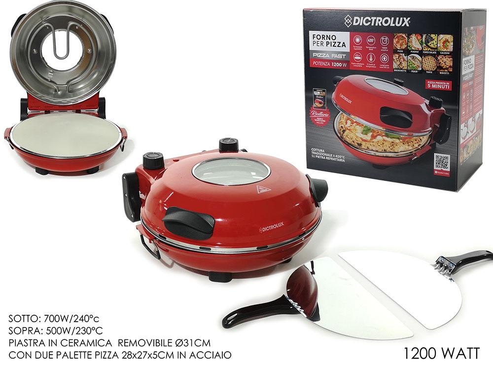FORNO PIZZA 1200W C/OBLO' ART.884500 FORNO PIZZA 1200W C/OBLO' ART.884500