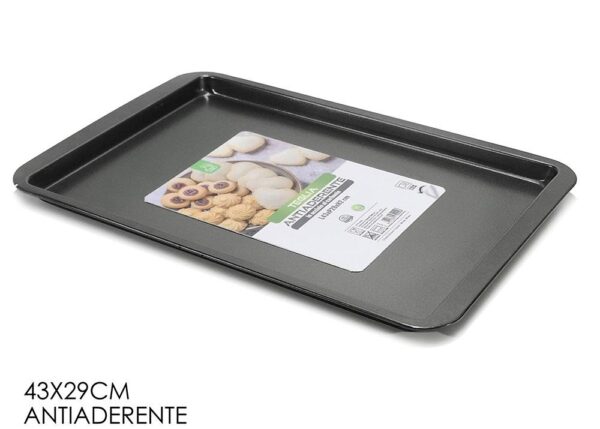 TEGLIA RETTANGOLARE ANTIADERENTE MEDIA 43X29X2CM ART.587633