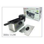 FRIGGITRICE ACCIAIO 3LT 2000W "FRYCOOK"
